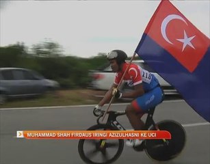 Muhammad Shah Firdaus Sahrom iringi Azizuhasni ke UCI