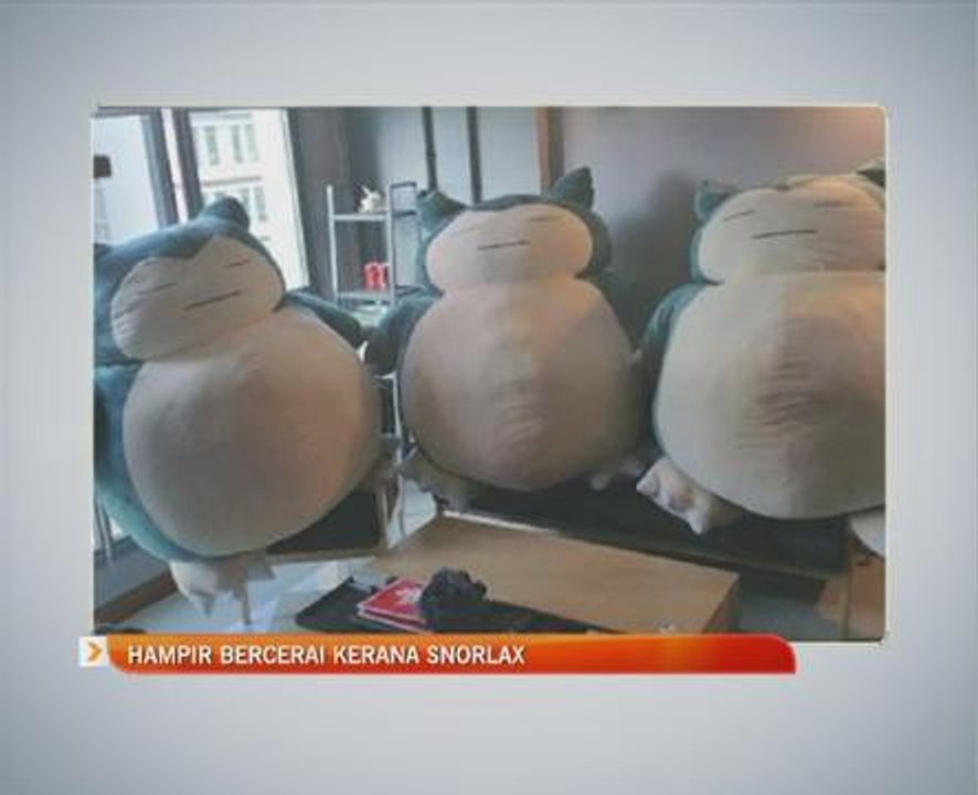Hampir bercerai kerana Snorlax