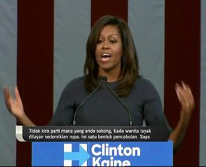 Michelle Obama: Komen Donald Trump tidak wajar
