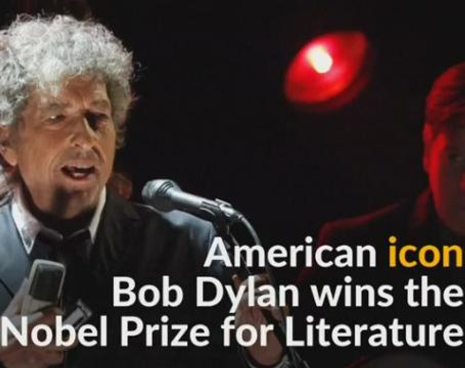'Greatest living poet' Bob Dylan wins Nobel literature prize