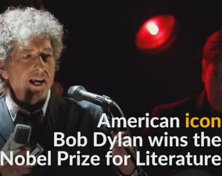 'Greatest living poet' Bob Dylan wins Nobel literature prize