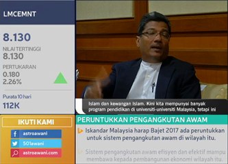 Bajet 2017 perlu tumpu pendidikan kewangan Islam
