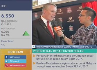 MAS rakan penerbangan global rasmi Liverpool FC