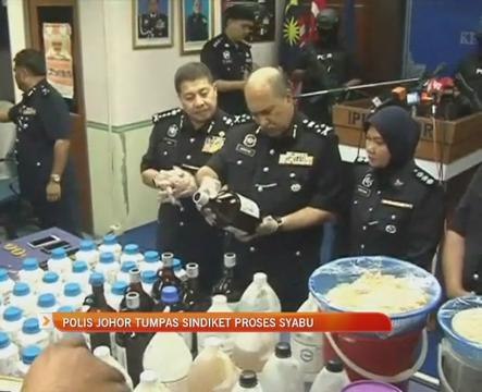 Polis Johor tumpas sindiket proses syabu