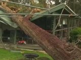 One killed, thousands without power as storms hit Australia