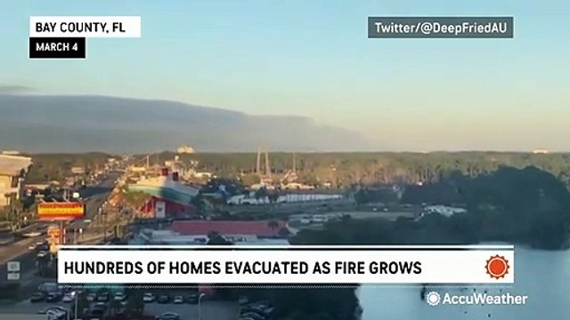 Florida wildfire grows to more than 1,000 acres