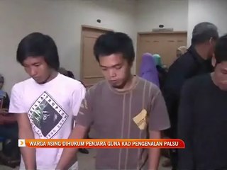 Warga asing dihukum penjara guna kad pengenalan palsu