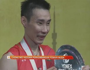 Datuk Lee Chong Wei kecewa perkembangan pemain muda