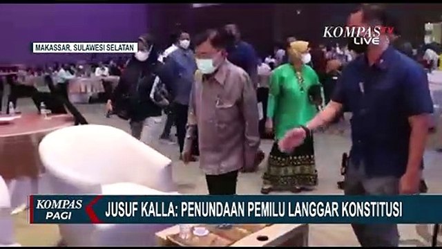 Isu Tunda Pemilu Mencuat ke Publik, Jusuf Kalla Sebut Penundaan Pemilu Itu Melanggar Konstitusi