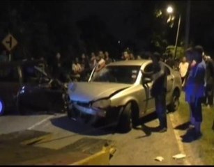 Kanak-kanak parah dalam kemalangan kereta