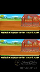 Excavator Crane Mengangkat Atap, Roof, Game For Kids