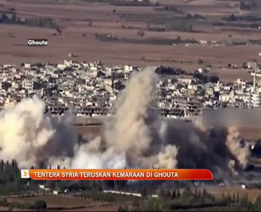 Tentera Syria teruskan kemaraan di Ghouta