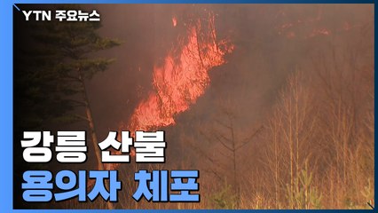 강릉 산불도 강풍 타고 확산...60대 용의자 체포 / YTN
