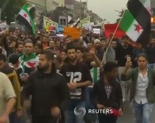 Hundreds demonstrate in Berlin against Aleppo air strikes