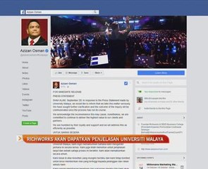 Richworks International Sdn Bhd akan dapatkan penjelasan Universiti Malaya