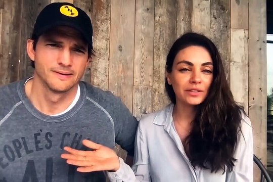Ashton Kutcher and Mila Kunis Stand With Ukraine