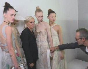 Chiuri presents first collection as Dior artistic director