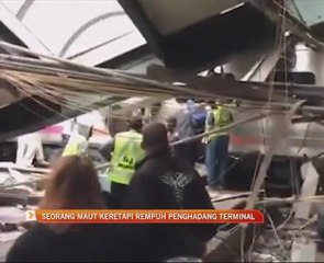 Seorang maut keretapi rempuh penghadang terminal