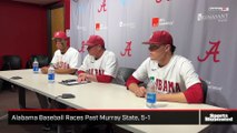 Alabama Baseball Races Past Murray State  5-1