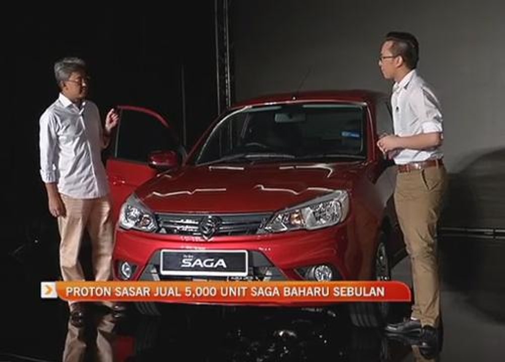 Proton sasar jual 5,000 unit Saga baharu sebulan
