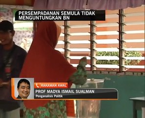 Penganalisis: Persempadanan semula tidak menguntungkan BN
