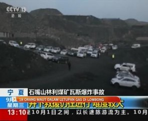 18 orang maut dalam letupan gas di lombong