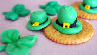 【Cute Meringue Cookie Recipe】 Leprechaun Hats/St. Patrick's Day【かわいいメレンゲクッキー】レプラコーンの帽子/セントパトリックスデー