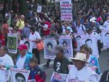 Thousands march in Mexico for 43 missing students