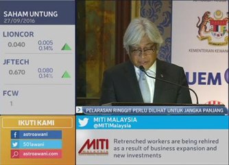Pelarasan ringgit perlu dilihat daripada perspektif jangka panjang, kata BNM