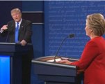 Tense moments between Donald Trump, Hillary Clinton during debate