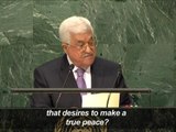 The settlements are illegal in every aspect: Mahmud Abbas to UN