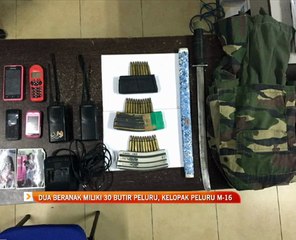 Dua beranak miliki 30 butir peluru, kelopak peluru M-16