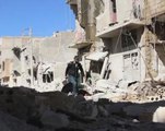 Intense strikes hit rebel-held districts of Aleppo