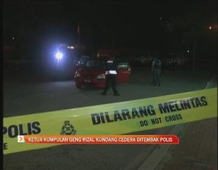 Ketua kumpulan Geng Rizal Kundang cedera ditembak polis