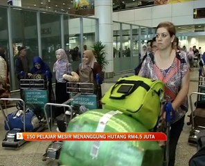 150 pelajar mesir menanggung hutang RM4.5 juta