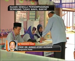 Kajian semula persempadanan seimbang tugas wakil rakyat