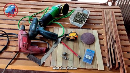 3. Tutorial Pembuatan Ambalan Untuk Pot Bunga 100x30cm dari Kayu Ulin, Ide Usaha Rak Bunga V3