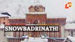 WATCH | Heavy Snowfall Decorates Badrinath Temple