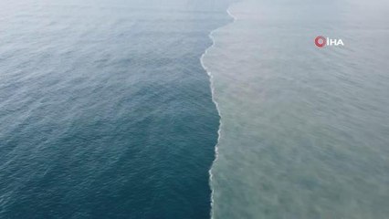 Dere suyu, denizin rengini kahverengiye dönüştürdü