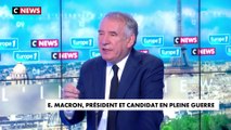 François Bayrou : «Emmanuel Macron sera candidat autant qu'il le faut et président autant qu'il le faut : parce que c'est son devoir!»