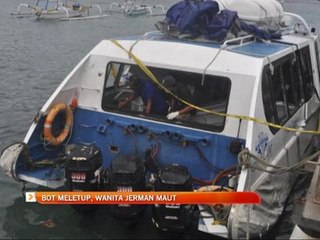 Bot meletup, wanita Jerman maut