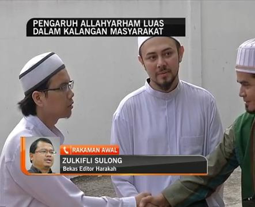 Pengaruh Allahyarham luas dalam kalangan masyarakat