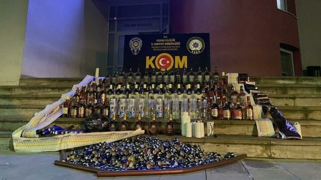 Sahte içki imalathanesine dönüştürülen eve baskın: 4 gözaltı