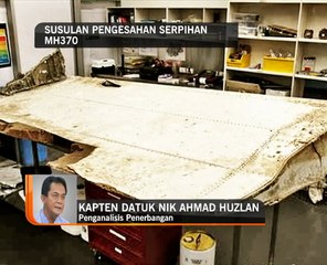Susulan pengesahan serpihan MH370