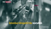 Ataşehir’de iki motosiklet kafa kafaya çarpıştı