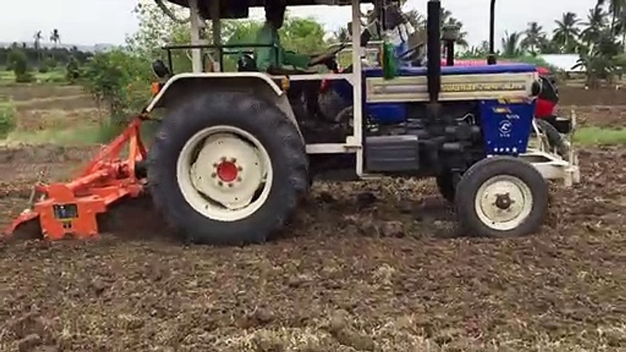 Solis Swaraj Rotavator _ Solis 5015 E _ Swaraj