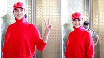 Deepika Padukone Gets Trolled By Netizens After Wearing Red Hot Leather Pant And Sweater