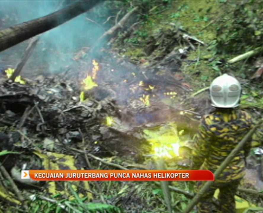 Nahas helikopter Semenyih: Kecuaian juruterbang punca nahas