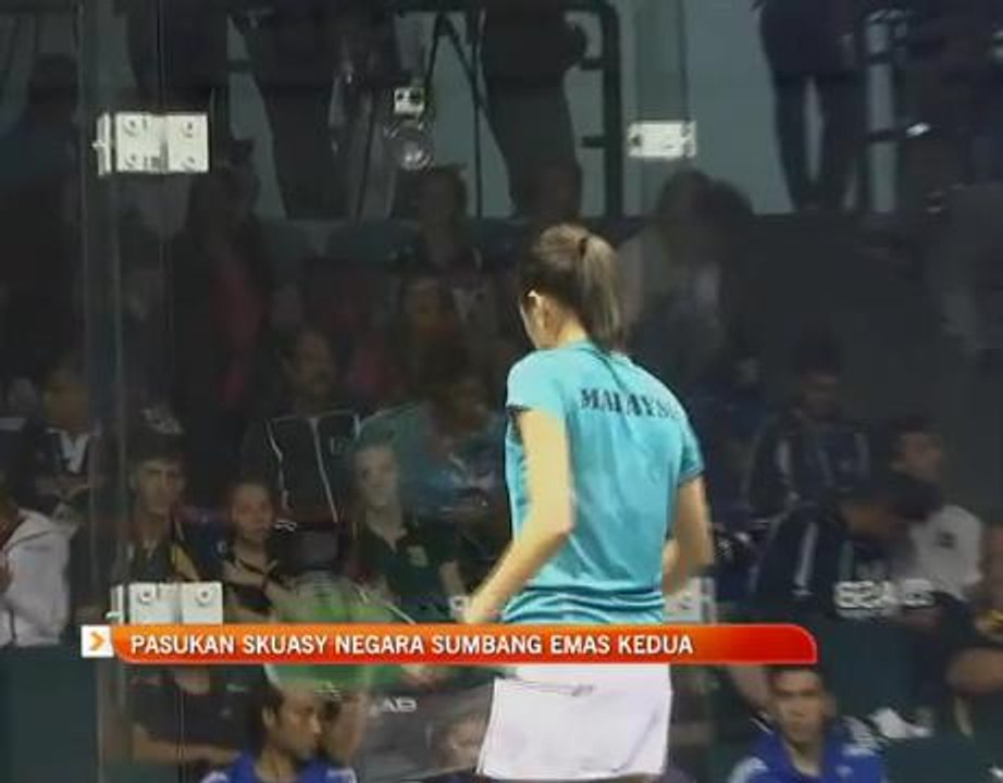 Pasukan skuasy negara sumbang emas kedua