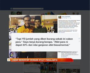 Cabar berentap dengan atlet paralimpik